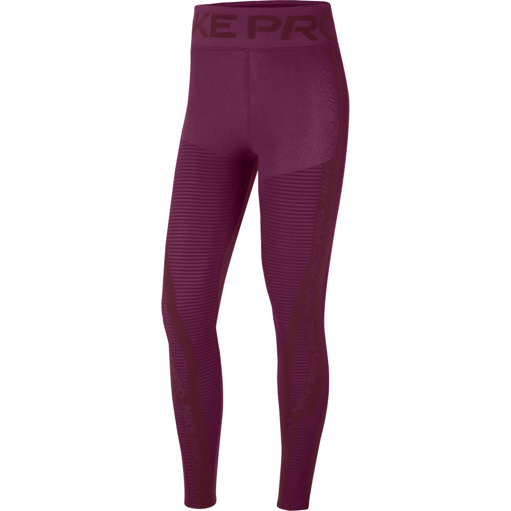 Nike - Pro HyperWarm Tights Damen dark beetroot