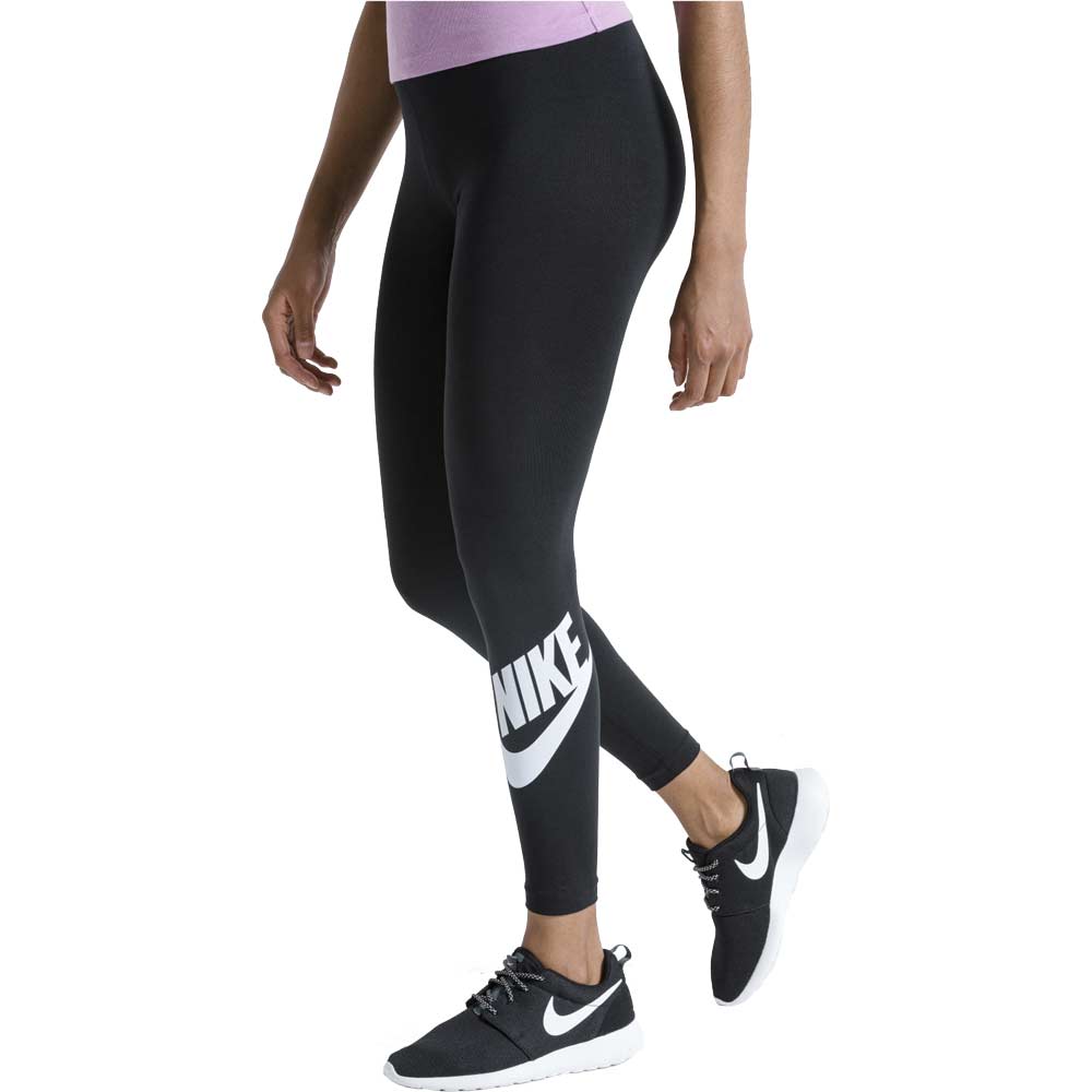 Nike - Sportswear Essential Leggings Damen schwarz weiß