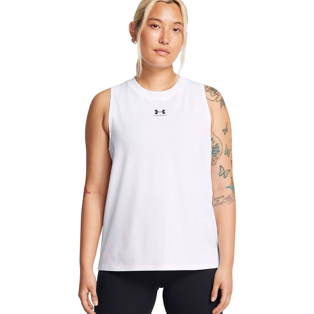 Under Armour - Rival Muscle Tanktop Damen weiß