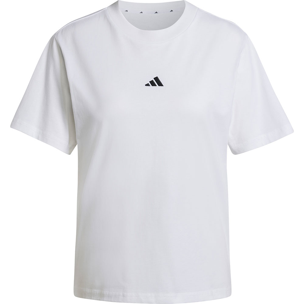 adidas - Essentials Small Logo Cotton T-Shirt Damen white