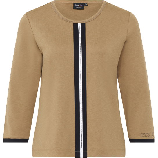 Canyon - 3/4 Arm T-Shirt Damen camel