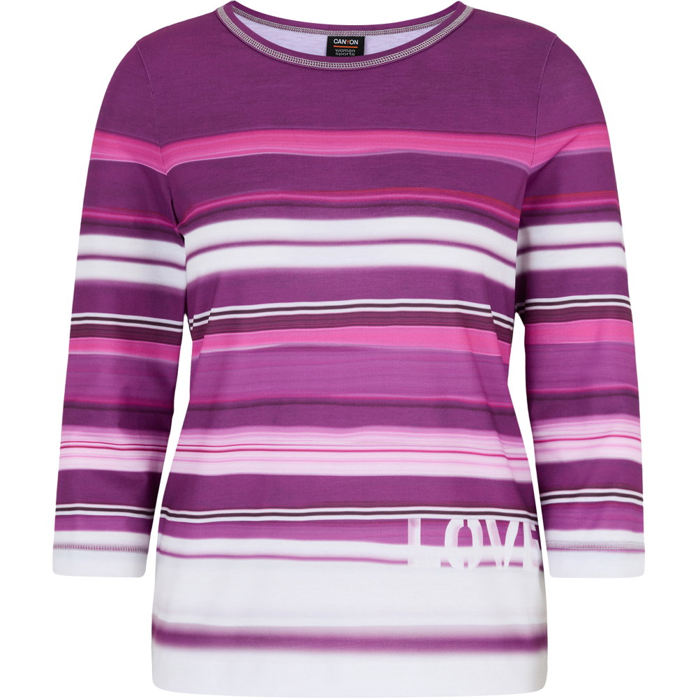 Canyon - 3/4 Arm Shirt Damen stripes hyacinthe
