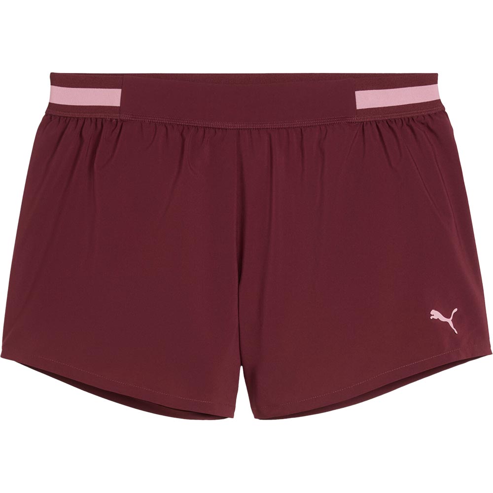 Puma - Puma Strong Floral Ribbon Woven Shorts Damen ruby shimmer