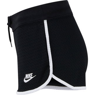 Sportswear Heritage Mesh Trainingsshorts Damen schwarz weiß