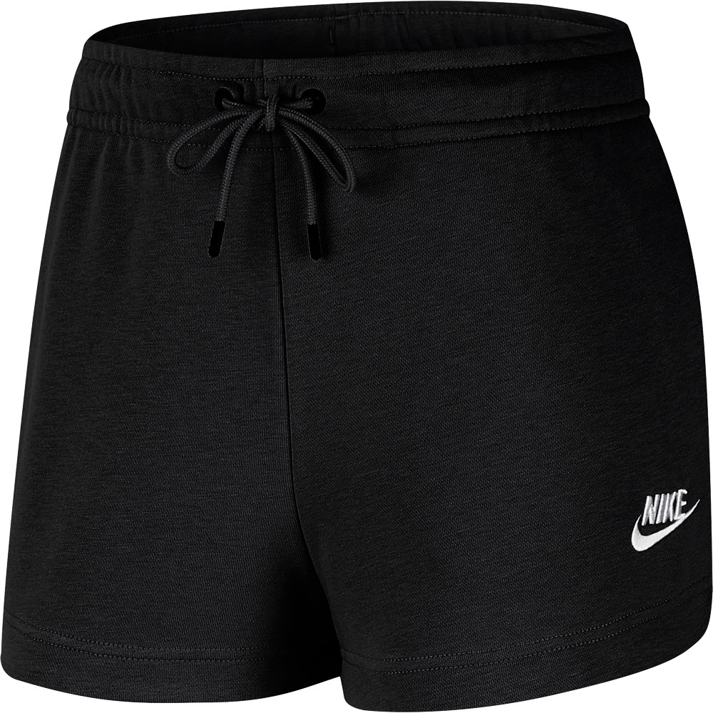 Nike - Sportswear Essential Shorts Damen schwarz weiß