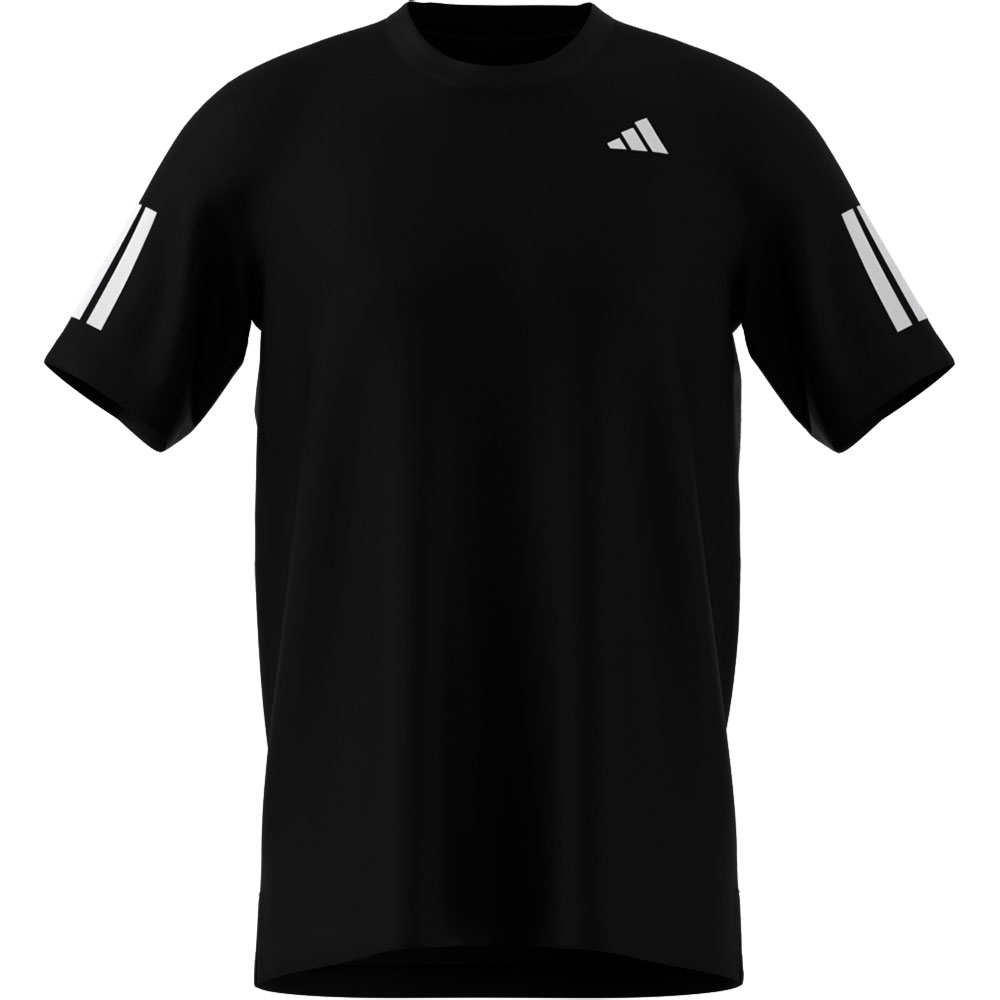 adidas - Club Tennis Climacool 3-Stripes T-Shirt Herren schwarz