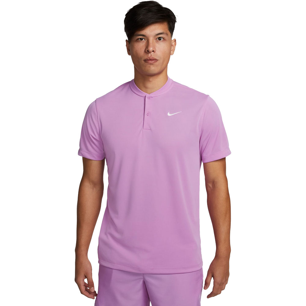 Nike - Court Dri-Fit Tennisshirt Herren rush fuchisa