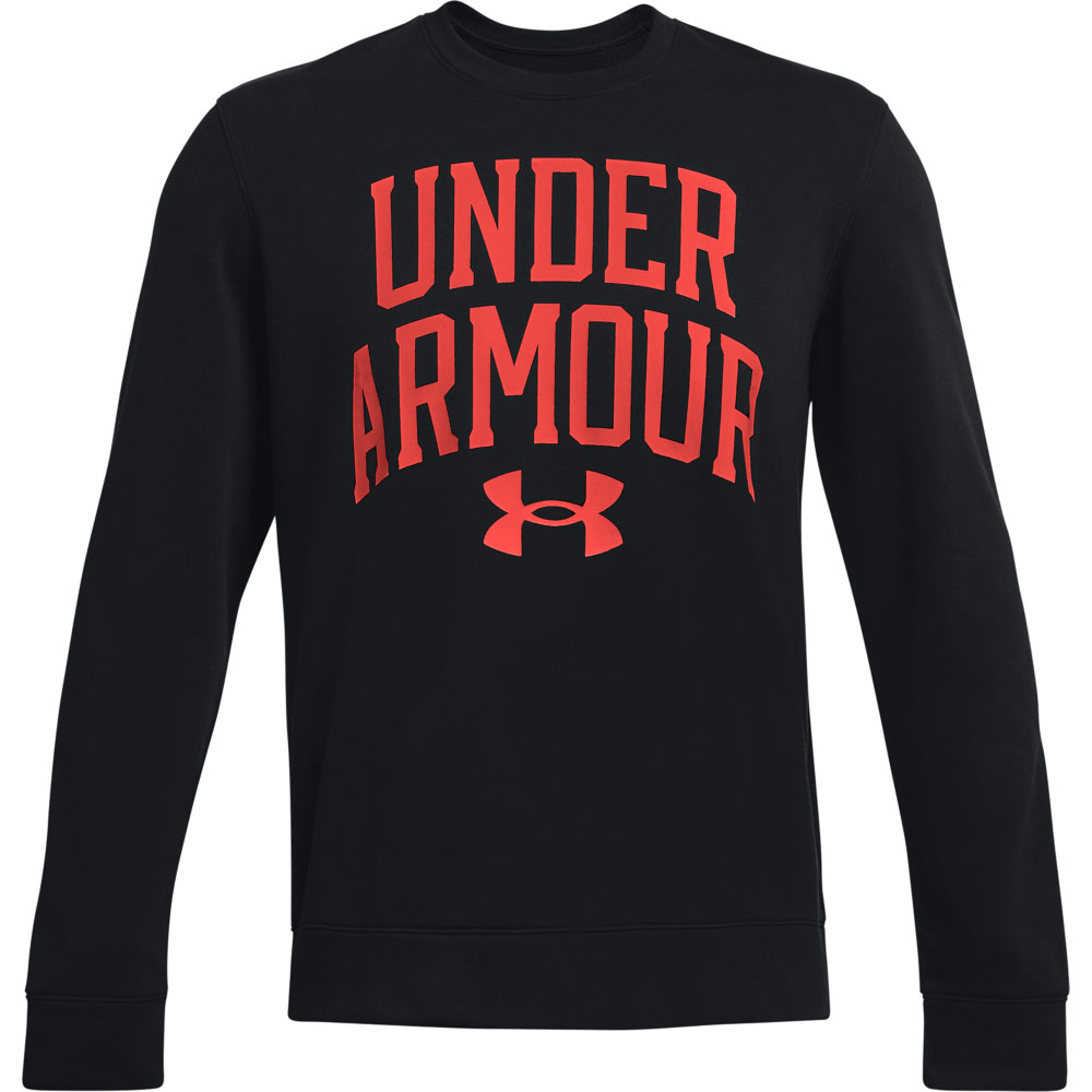 Under Armour - Rival Terry Crew Sweatshirt Herren black phoenix fire