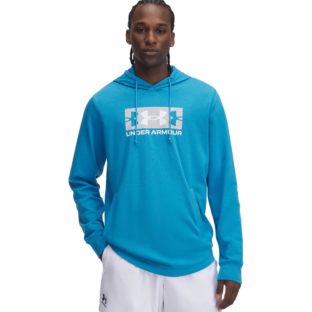 Under Armour - Rival Terry Logo Hoodie Herren ether blue