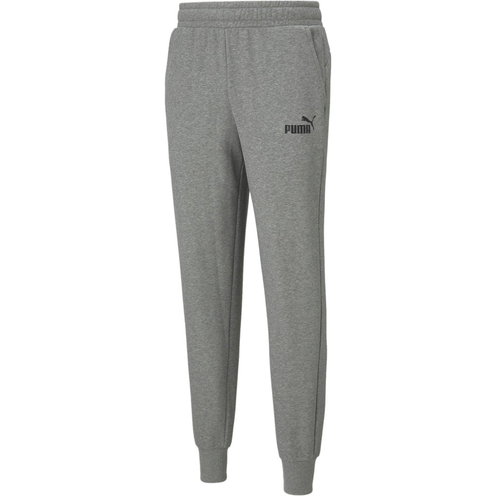 Puma - Essentials Logo Jogginghose Herren medium gray heather
