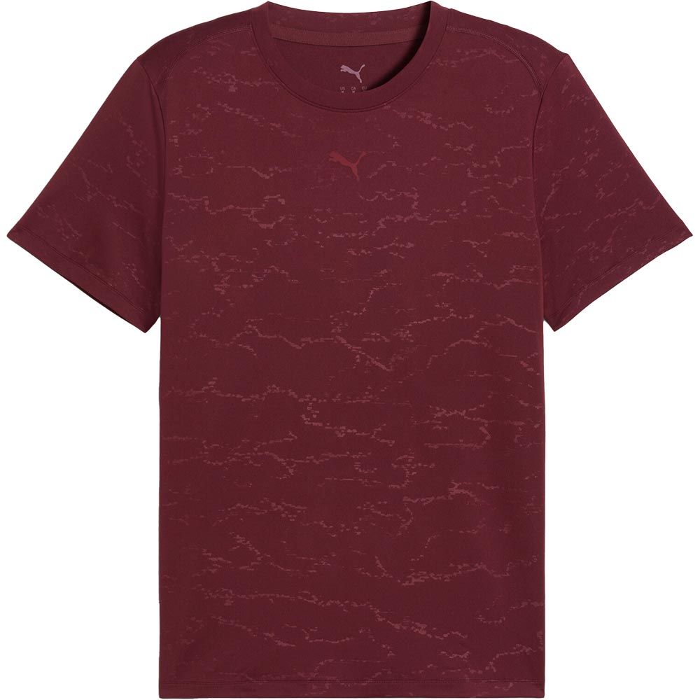 Puma - Cloudspun Emboss T-Shirt Herren ruby shimmer