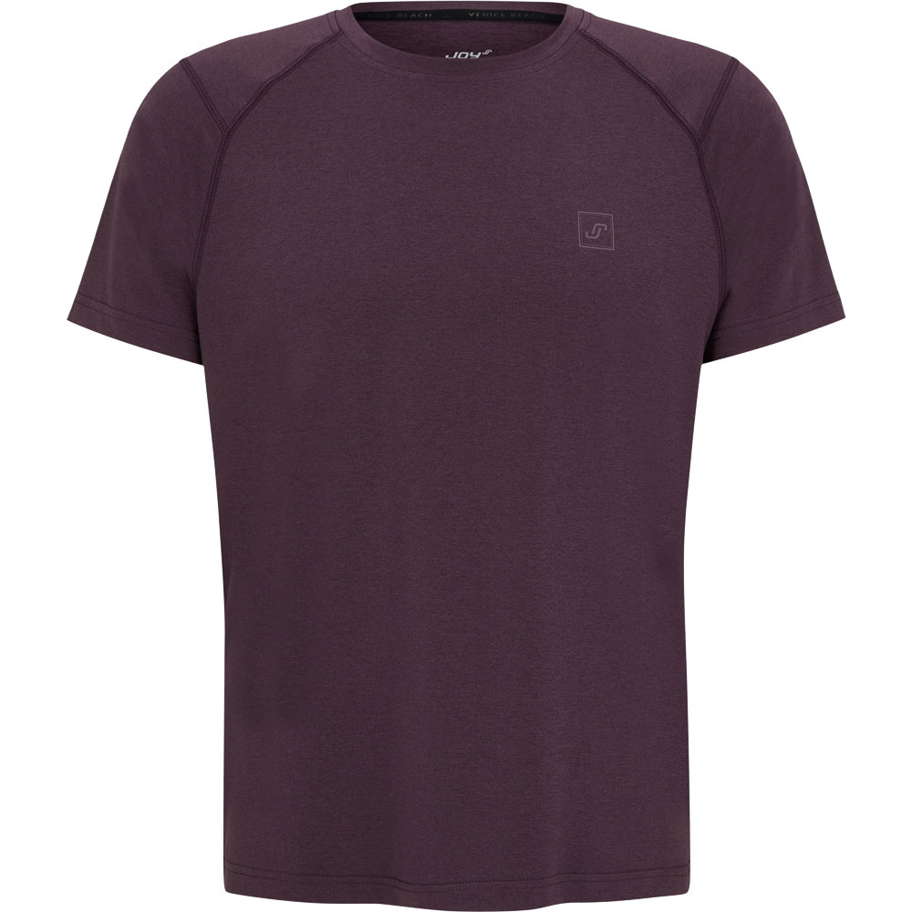 Joy - Jules T-Shirt Herren deep burgundy melange