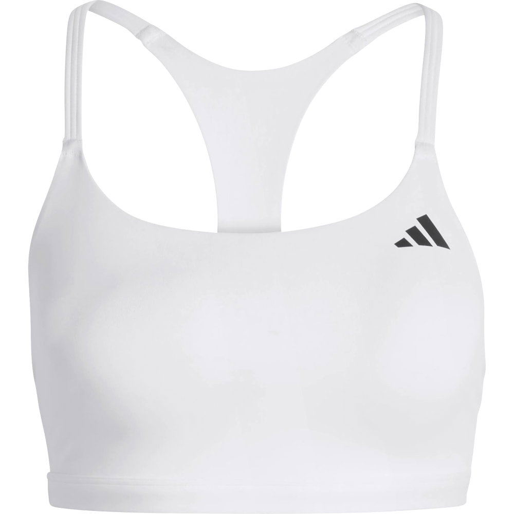 adidas - Optime Essentials Langarm Sport-BH Damen weiß