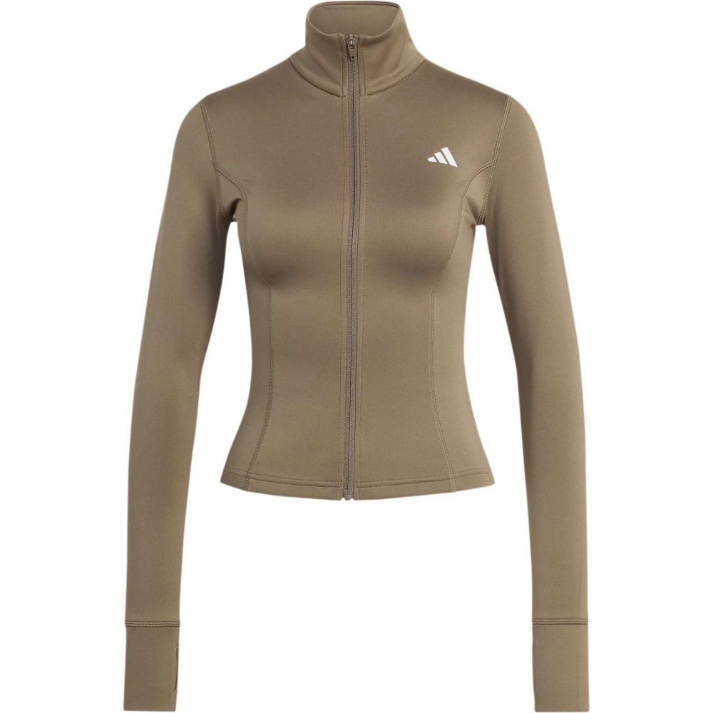 adidas - Zip Through Jacke Damen beige
