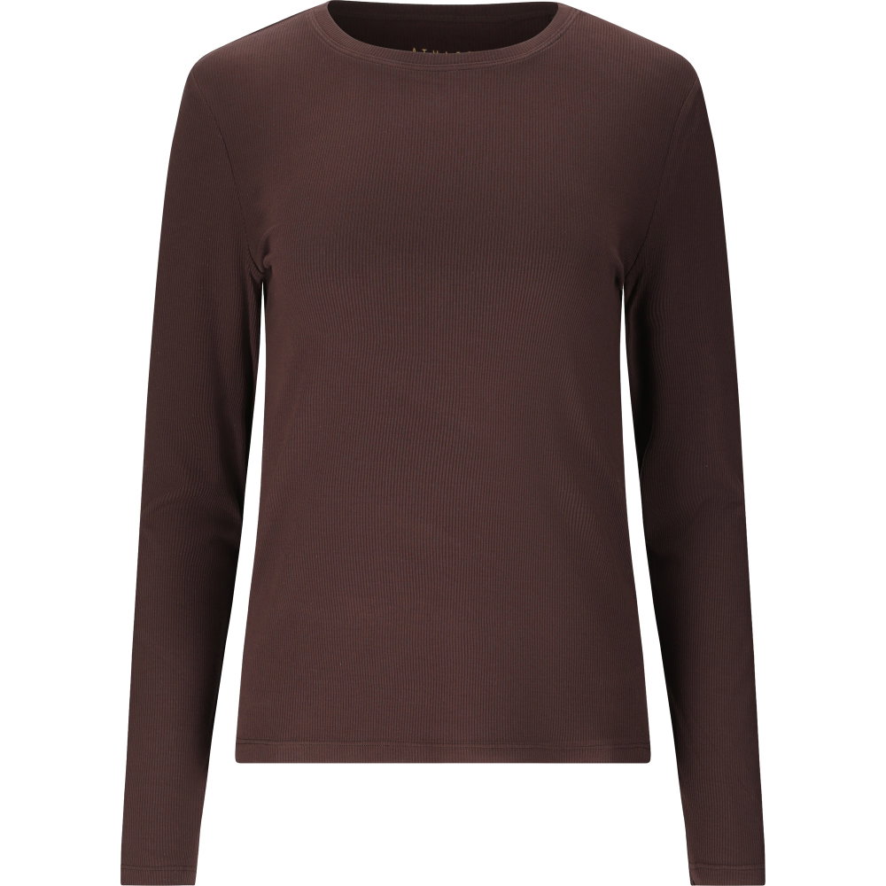 Athlecia - Tinashe V2 Rib Langarmshirt Damen braun