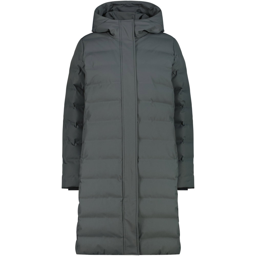 CMP - Coat Fix Hood Mantel Damen grau