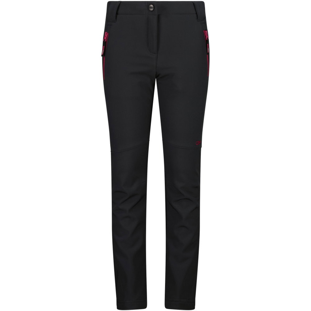 CMP - Long Pant Softshellhose Kinder schwarz