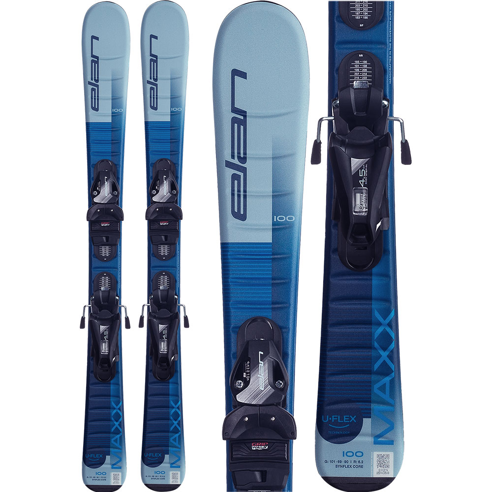 Elan - Maxx Blue JR Shift 26/27 Kinderski inkl. EL 4.5 GripWalk® CA JRS Bindung (90-120cm)