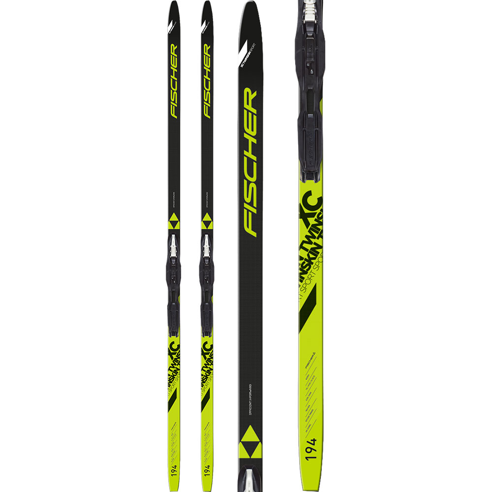 Fischer - Twin Skin Sport EF MTD 22/23 Langlaufski Classic inkl. Bindung