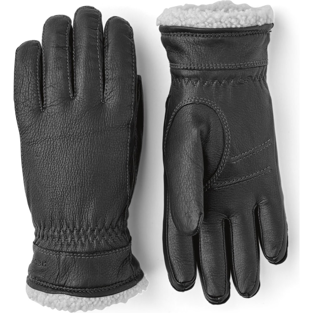 Hestra - Buvika Deerskin Fingerhandschuhe Damen schwarz
