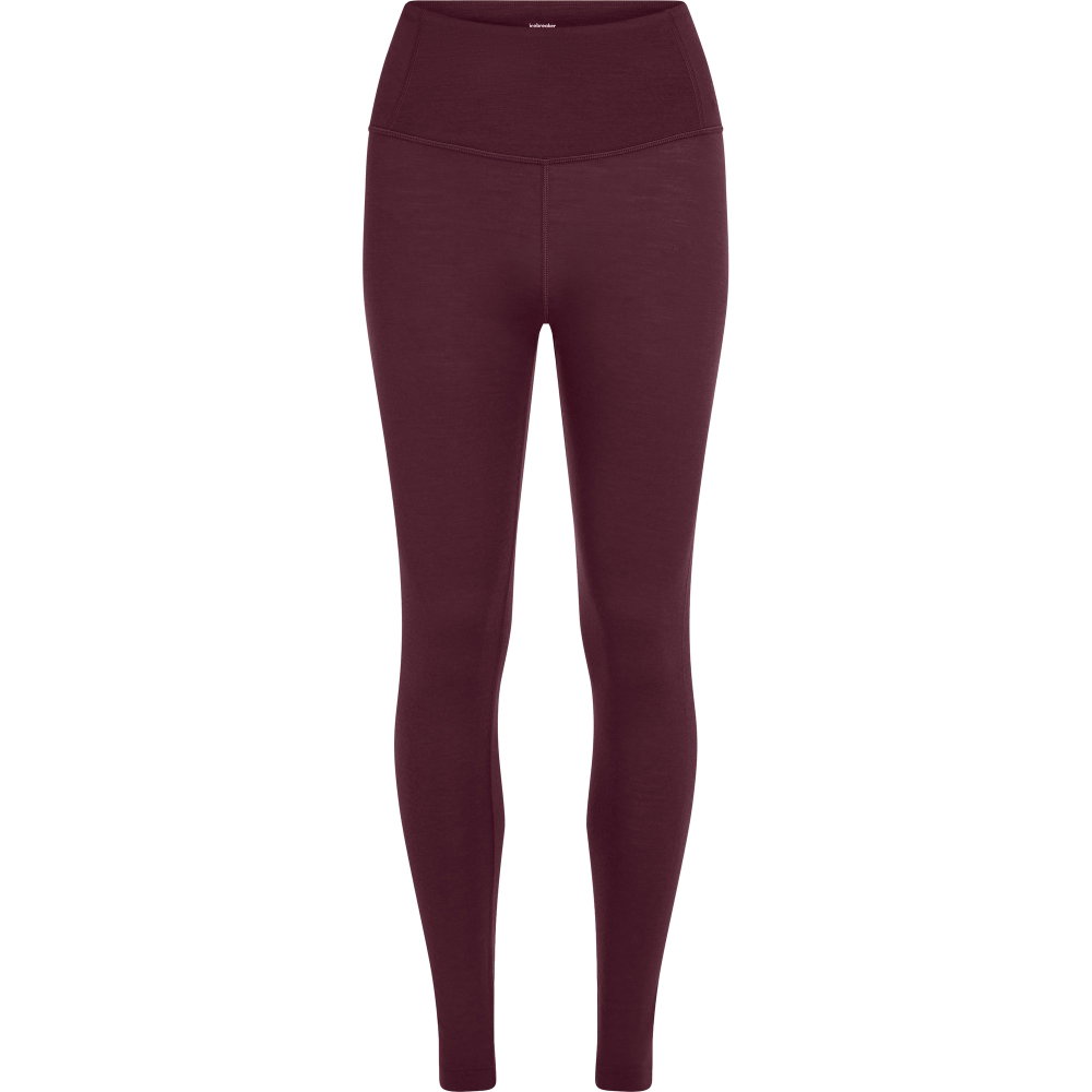 Icebreaker - Merino 200 Oasis High Rise Leggings Damen rot