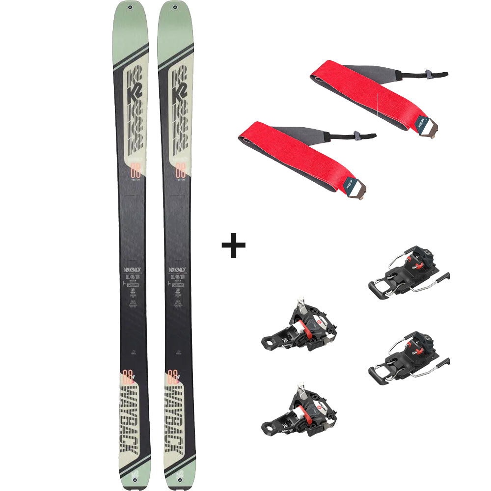 K2 - Wayback 88 W 22/23 Tourenski Komplettset & Fritschi Bindung & Fell