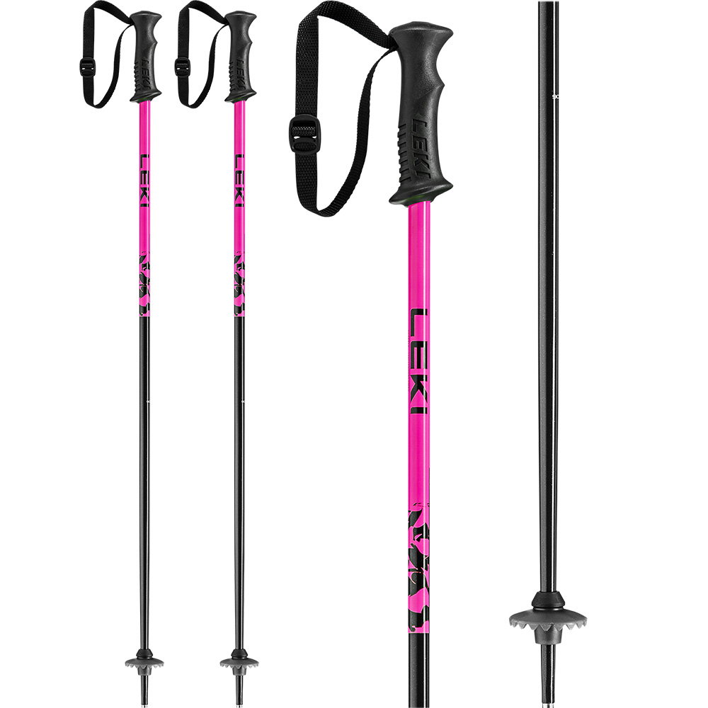 LEKI - Rider Alpin Skistöcke Kinder rhodamine red