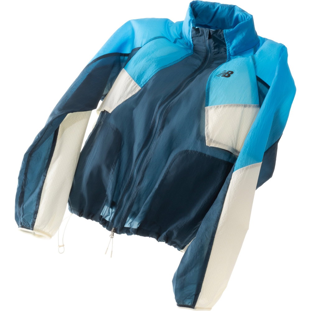 New Balance - Laufjacke Herren blau