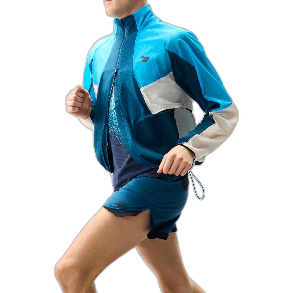 New Balance - Laufshorts Herren blau