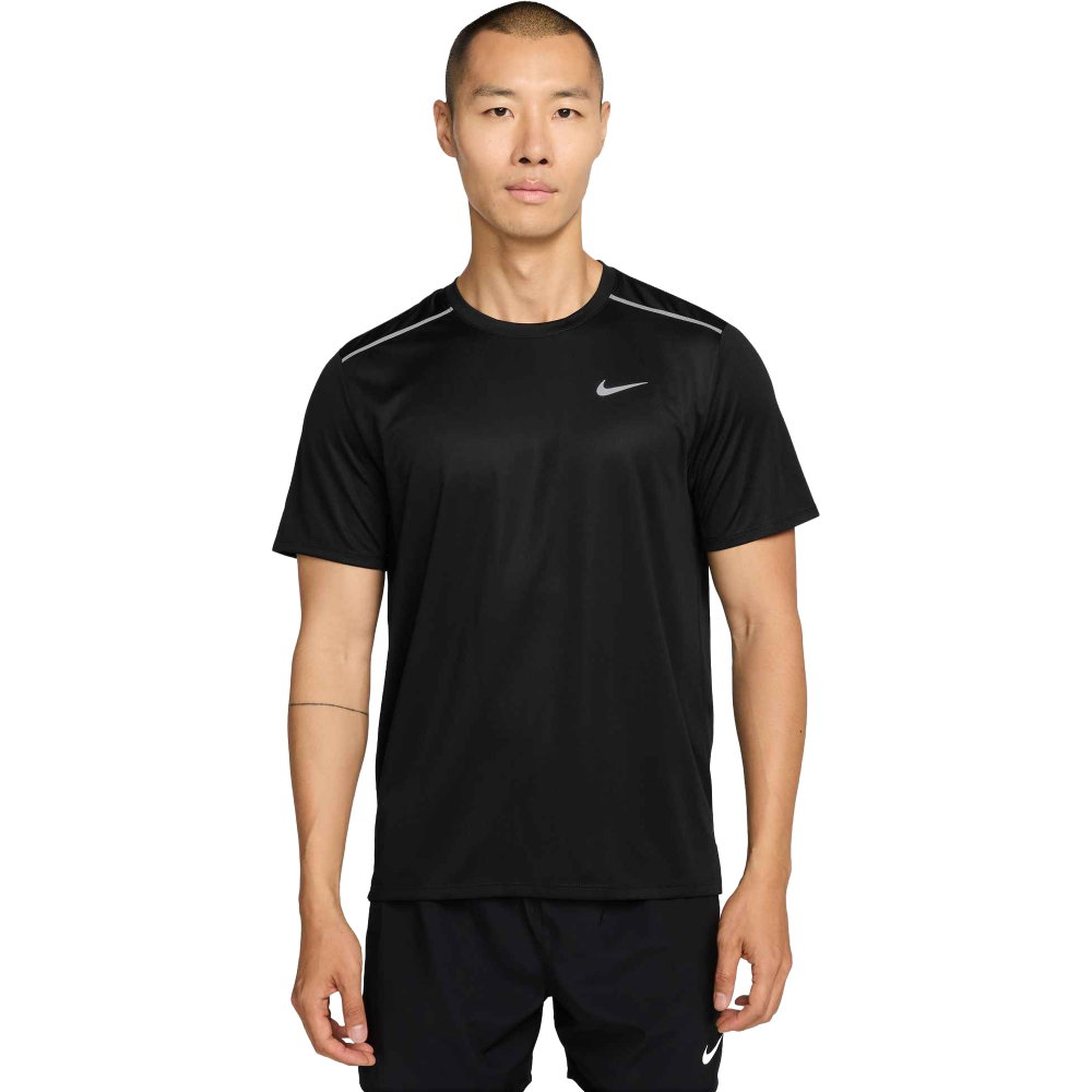 Nike - Miler Dri-FIT UV Laufshirt Herren schwarz