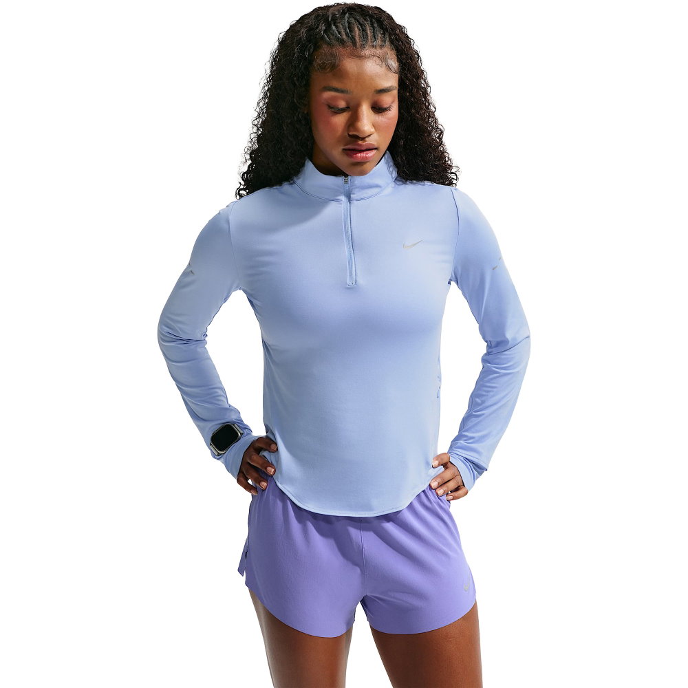 Nike - Swift Dri-FIT UV Half Zip Damen grau