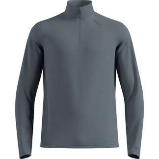 ODLO Herren Unterzieh Zipshirt Essential Warm grau | L