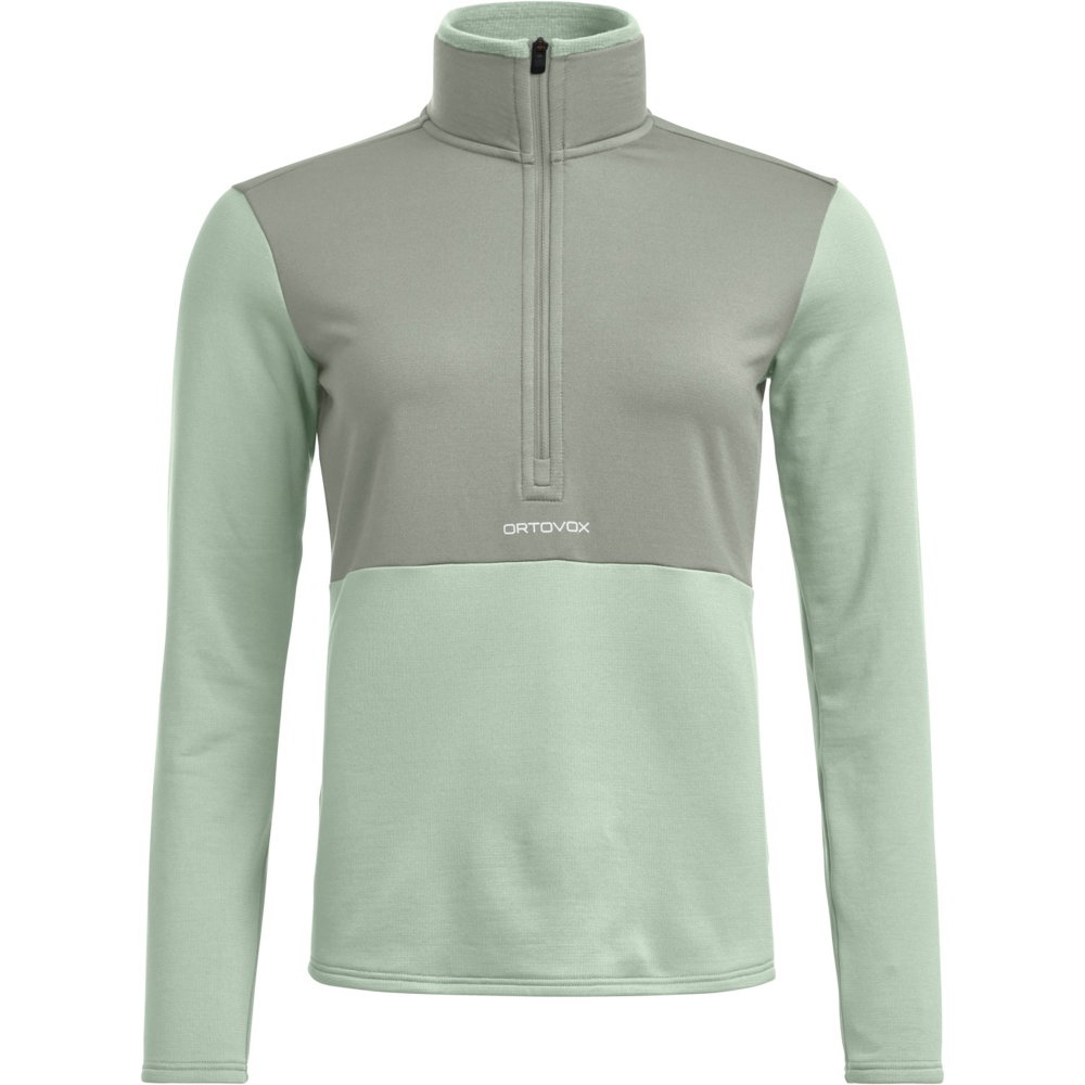 ORTOVOX - Fleece Light Half Zip Damen grün