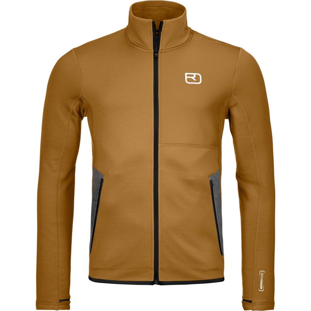 ORTOVOX - Fleecejacke Herren braun