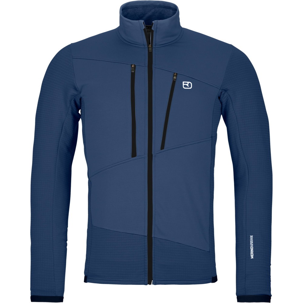 ORTOVOX - Grid Fleecejacke Herren blau