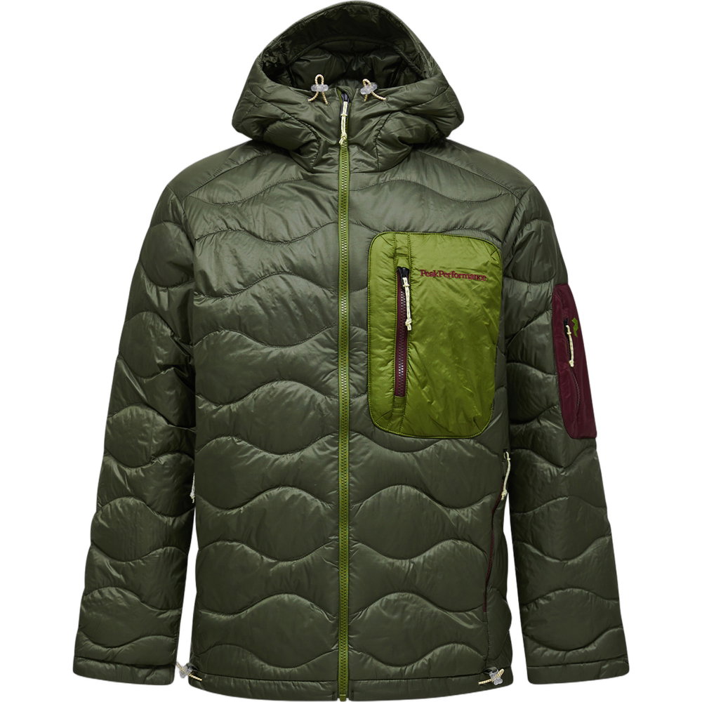 Peak Performance - Helium Utility Down Hoo-Pine Needle-Mo Isolationsjacke Herren grün
