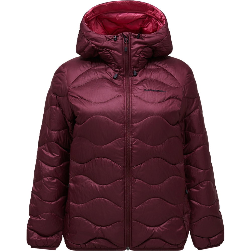 Peak Performance - Helium Down Kapuzenjacke Damen rot