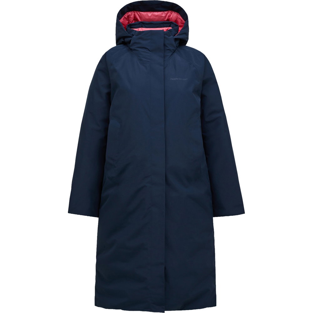 Peak Performance - Treeline Mantel Damen blau