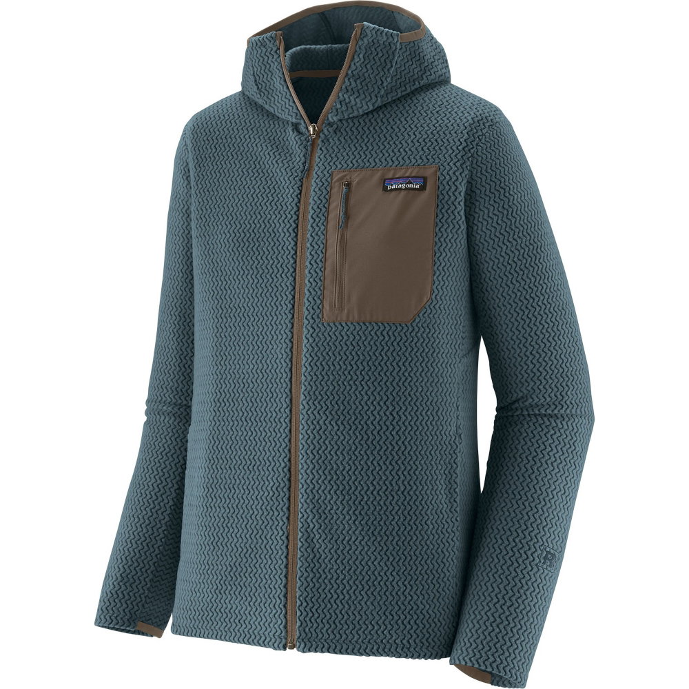 Patagonia - R1 Air Fleecehoodie Herren blau