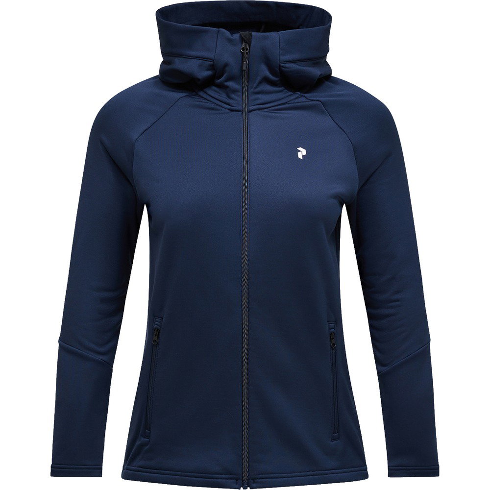 Peak Performance - Rider Essentials Fleecehoodie Damen blau