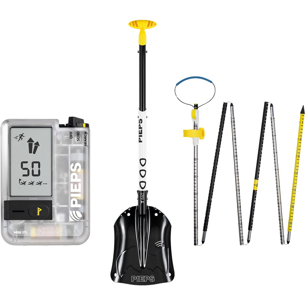 Pieps - Mini IPS LVS-Gerät mit T640 Telescopic Schaufel & Alu 260 Sport Sonde