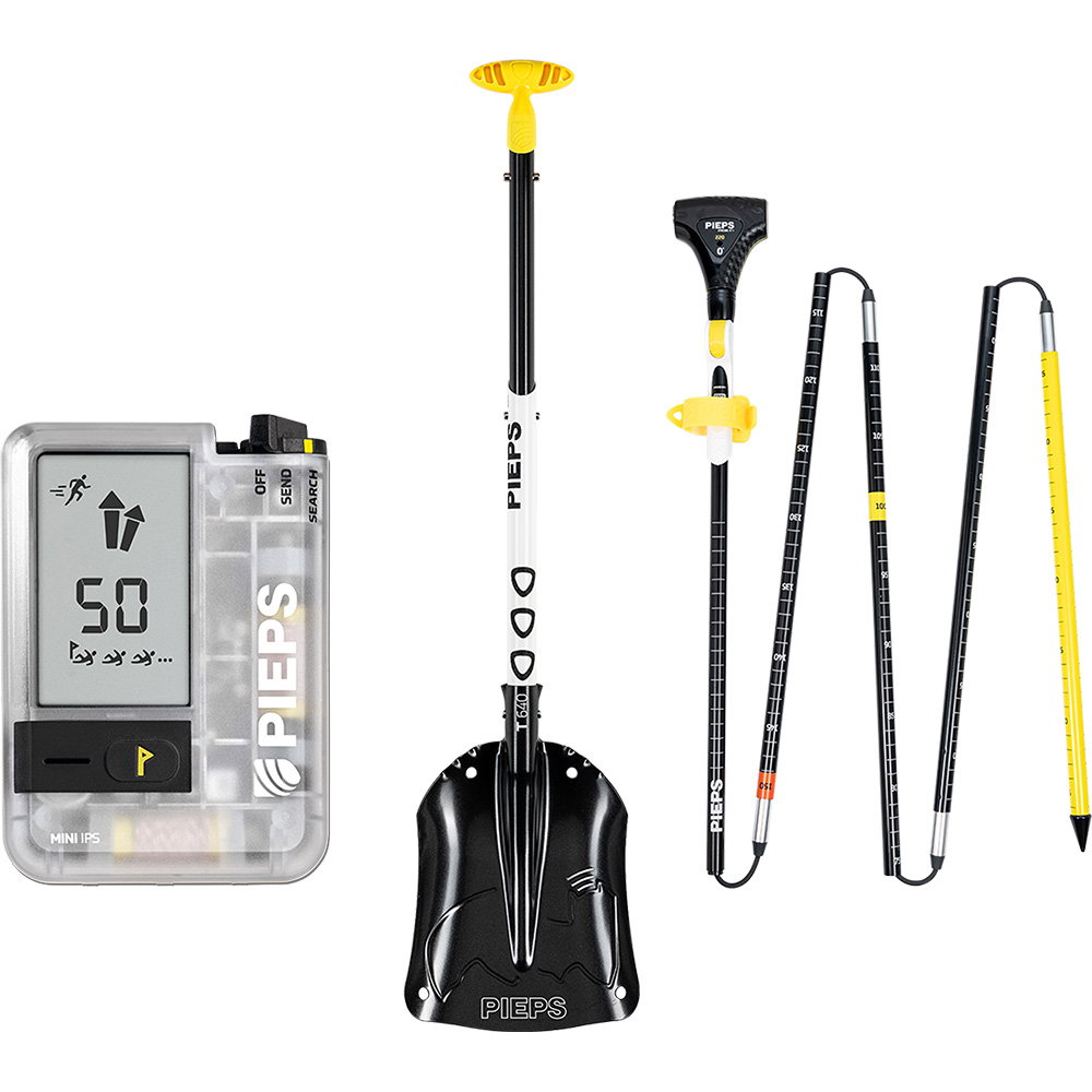 Pieps - Ultimate Mini IPS LVS-Gerät mit T640 Telescopic Schaufel & iPROBE BT+ 220 Sonde 251602_412