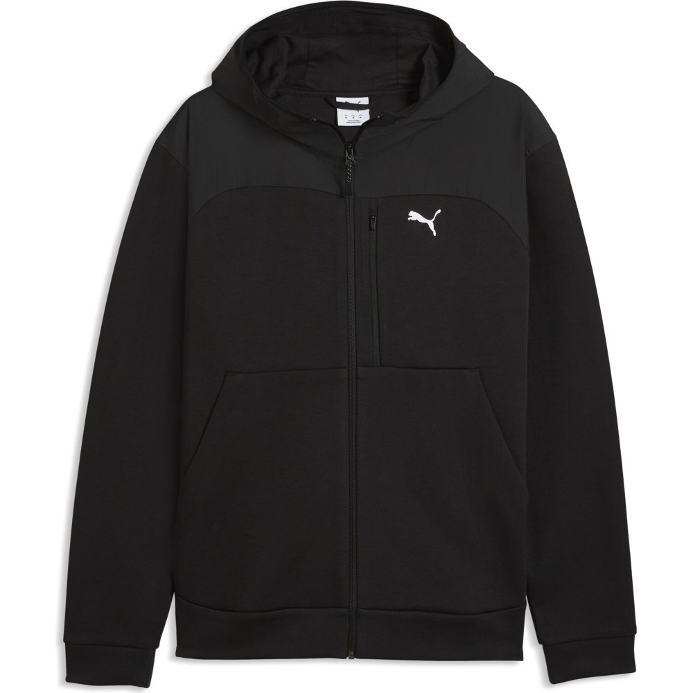 Puma - PUMATECH Material Mix Hoodie Herren schwarz