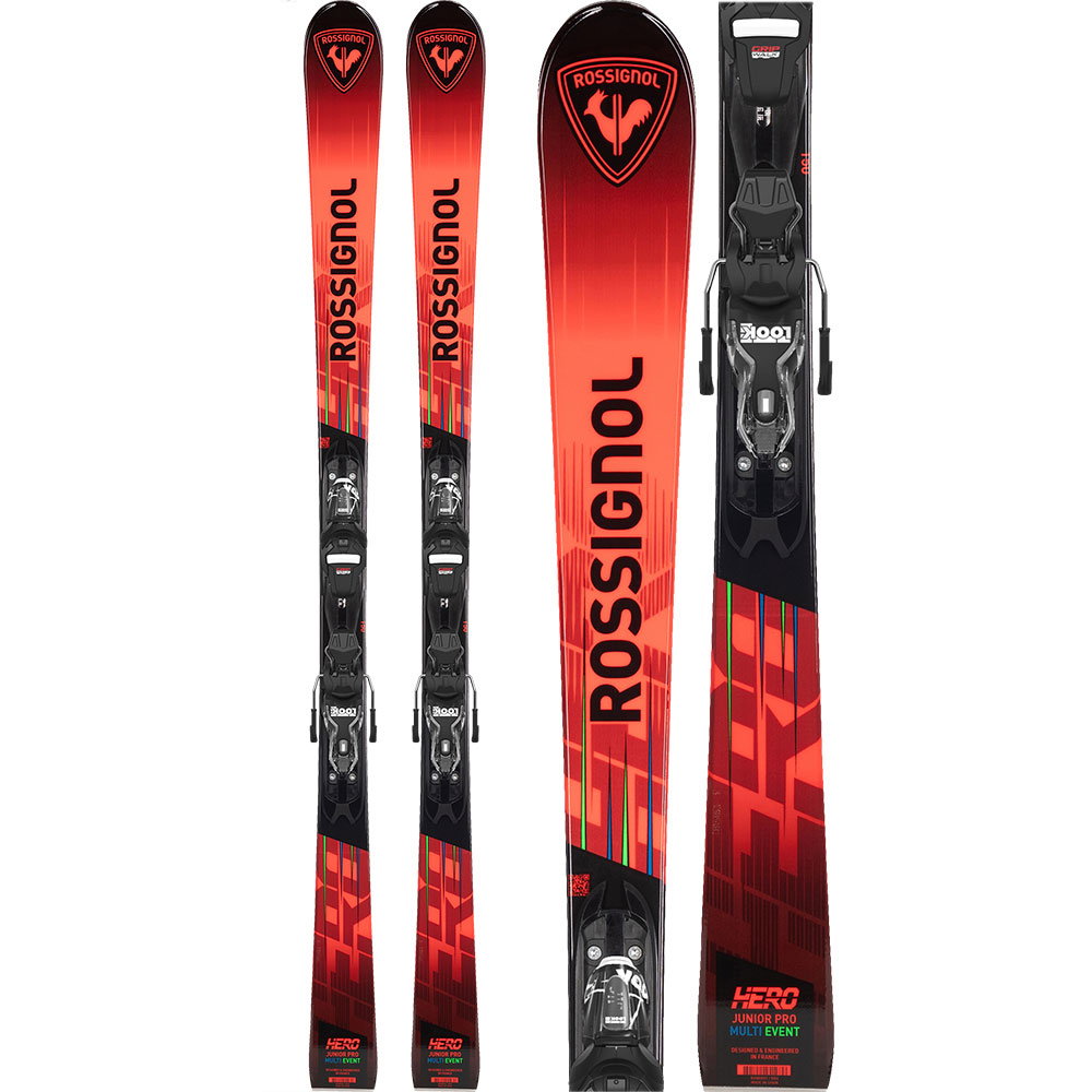 Rossignol - Hero Pro Multi-Event 25/26 Kinderski inkl. JR XPress 7 GripWalk® Bindung (140-160cm)