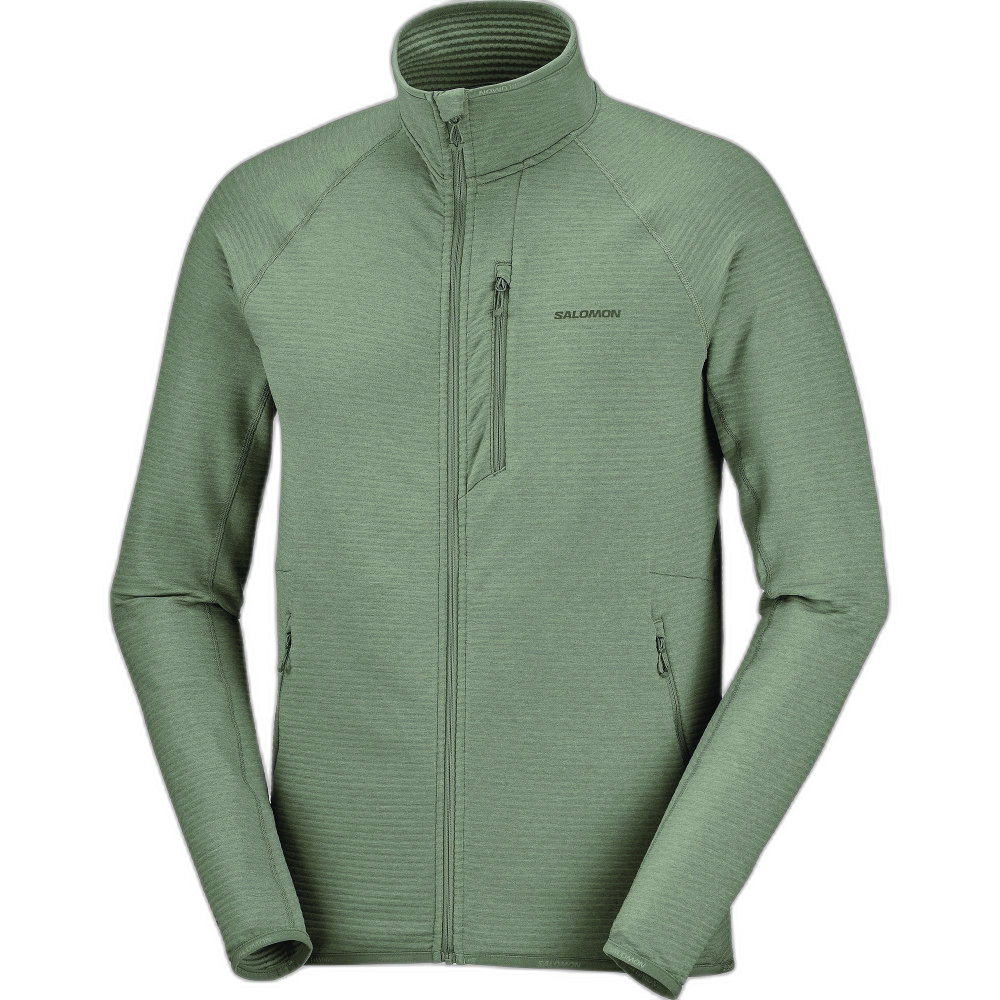 Salomon - Sential Lightwarm Fleecejacke Herren grau
