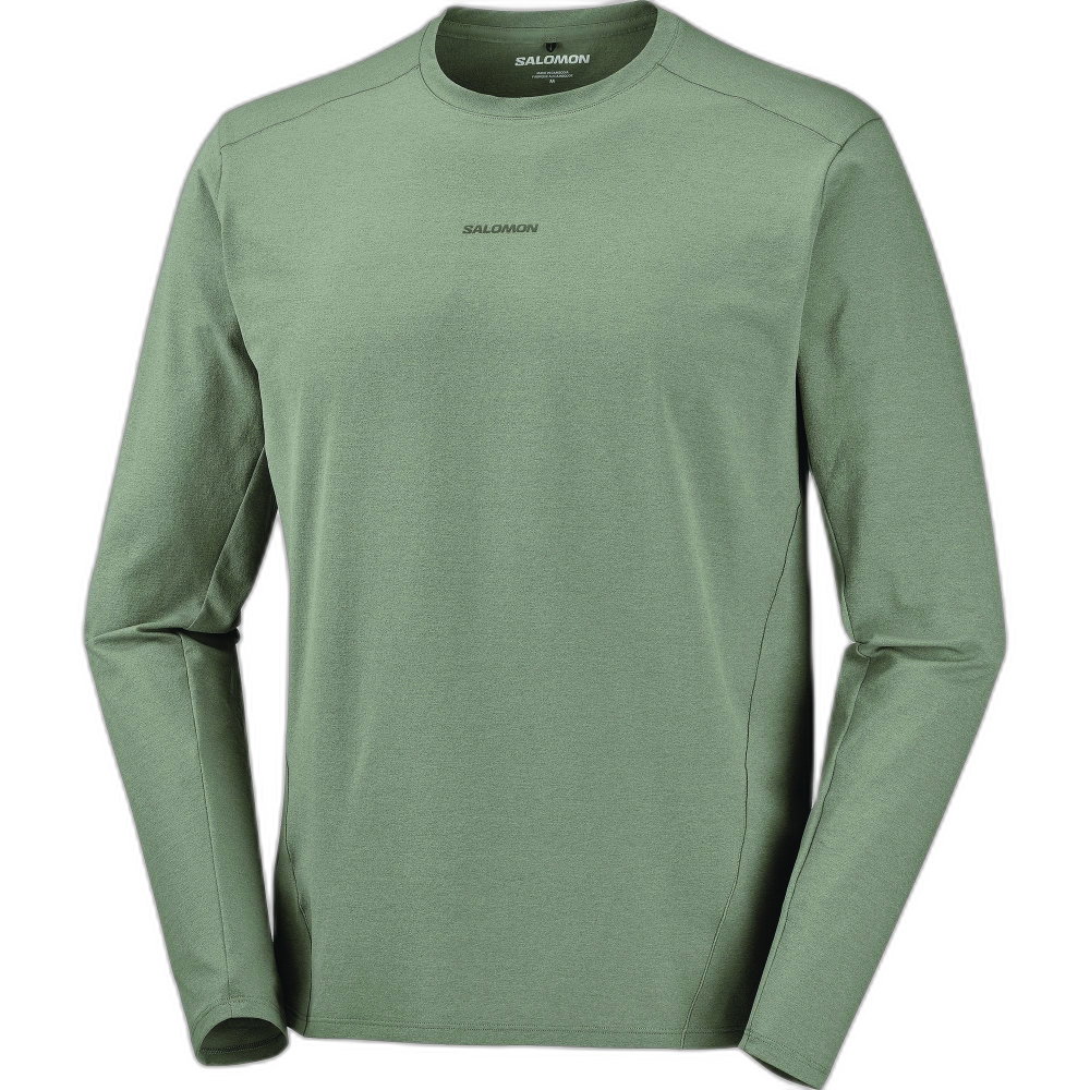 Salomon - Trackline Langarmshirt Herren grau