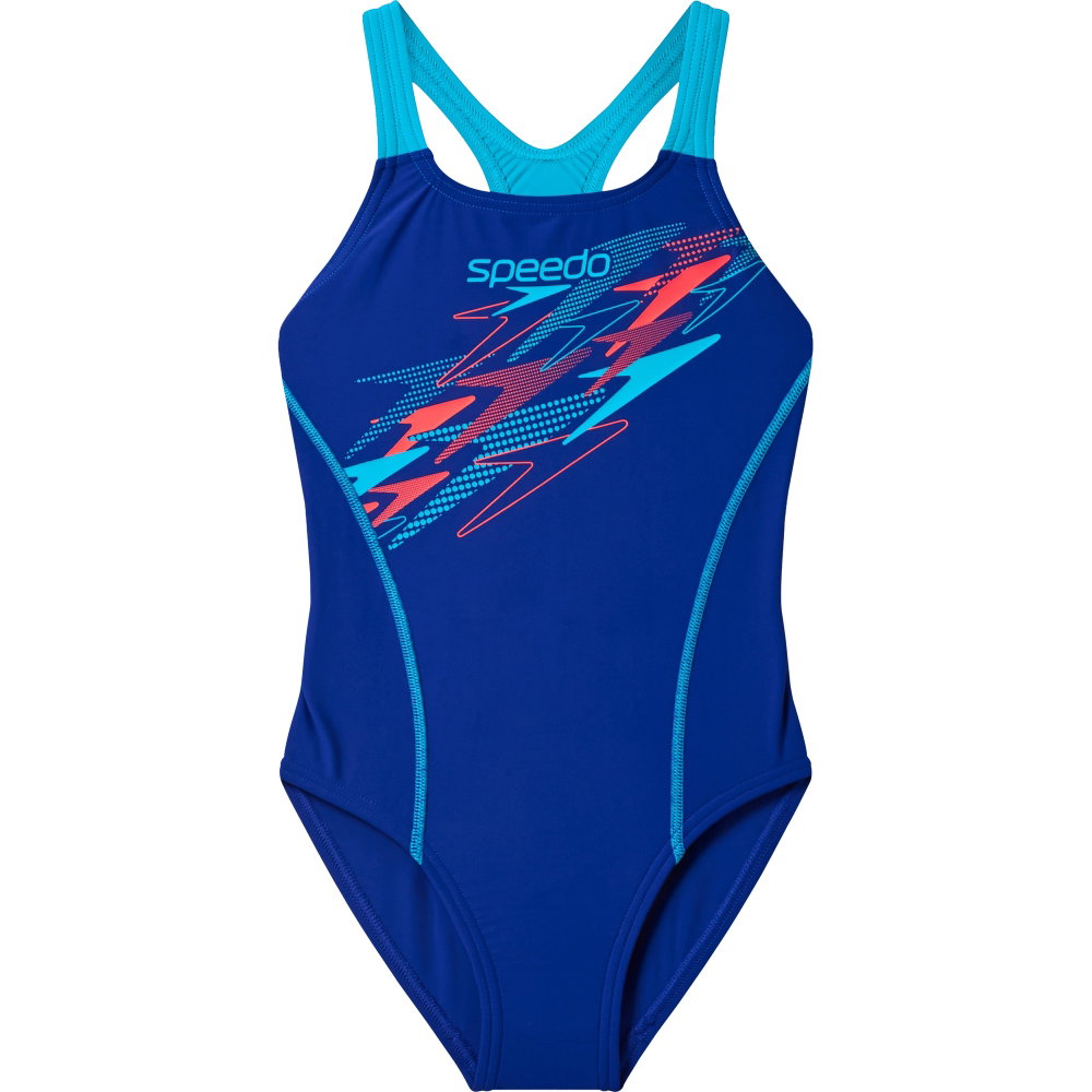 Speedo - Medley Logo Medalist Badeanzug Kinder blau