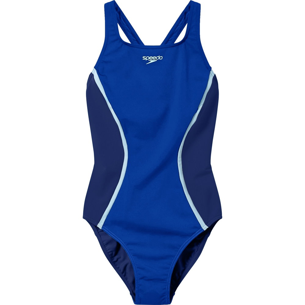 Speedo - Solid Splice Medalist Badeanzug Damen blau
