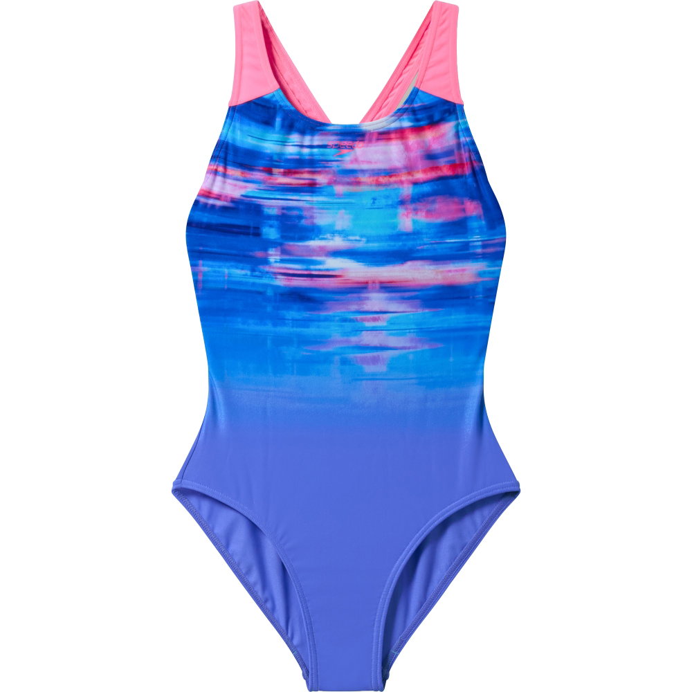 Speedo - Splashback Badeanzug Kinder lila