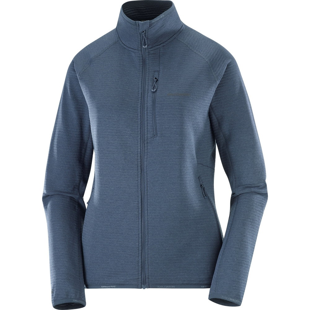 Salomon - Sential Lightwarm Fleecejacke Damen blau